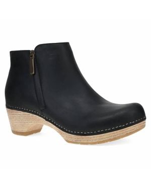 Dansko Lizanne Oiled Leather Boots - Blue