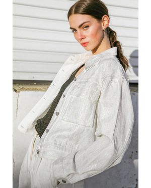 TRUEDAMES Staple Moment Denim Twill Jacket - Gray