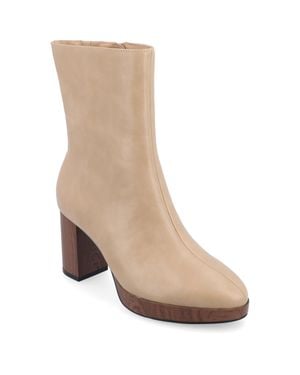 Journee Collection Collection Tru Comfort Foam Wide Width Romer Booties - Brown