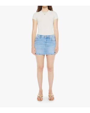 Mother Vagabond Mini Skirt - Blue