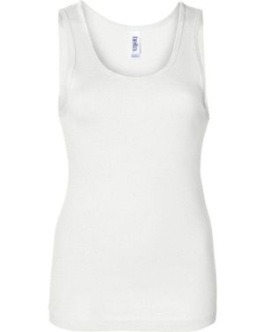 Bella Canvas Baby Rib Tank - White