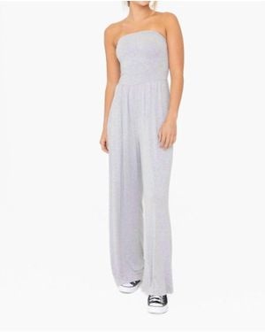 Mono B Moonlight Lounge Jumpsuit - White