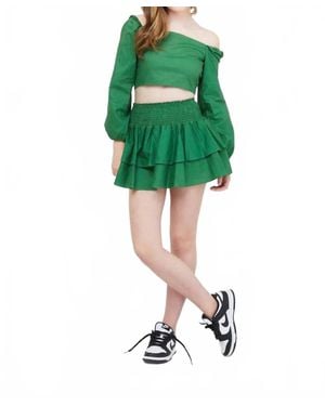 Theme Girls Jules Mini Skirt - Green