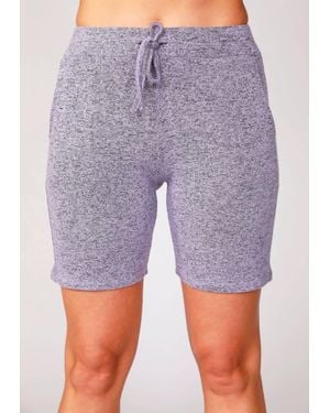 French Kyss Melange Shorts - Blue