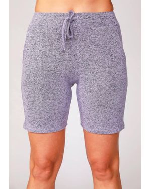 French Kyss Melange Shorts - Blue