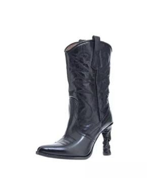 A.s.98 Fervie Leather Boot - Blue