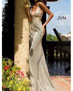 Jovani Glitter Prom Dress - Black
