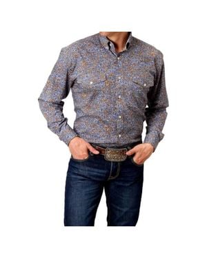 Roper Valley Paisley Shirt - Gray