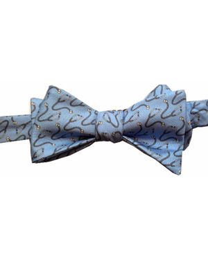 Lazyjack Press Bow Ties Trust Me, I'M A Doctor - Blue