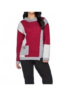 Neon Buddha Snowdrop Pullover - Red