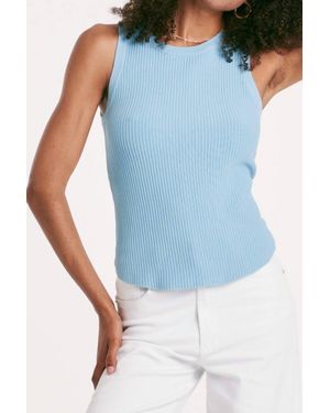 Another Love Cora Rib Tank - Blue