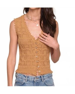 Heartloom Bestie Knit Vest - Pink