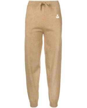 Isabel Marant Kira Tapered Track Pants - Natural