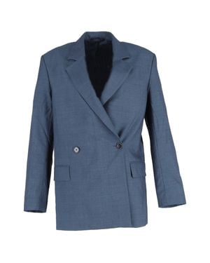 Acne Studios Jamalik Double-Breasted Blazer - Blue