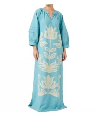 Thml Floral Maxi Dress - Blue