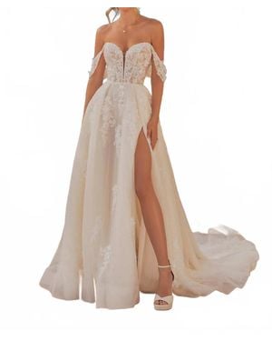 Mori Lee Renata Dress - Natural