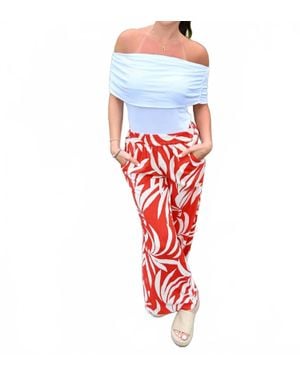 VAVA Eyewear Jenny Off Shoulder Top - Red