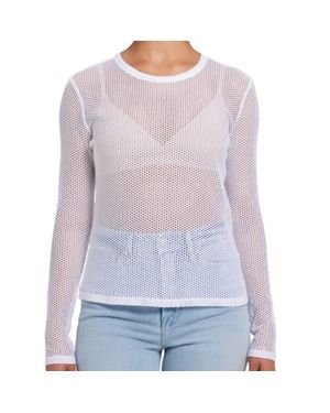 Goldie Mesh Long Sleeve Tee - Purple