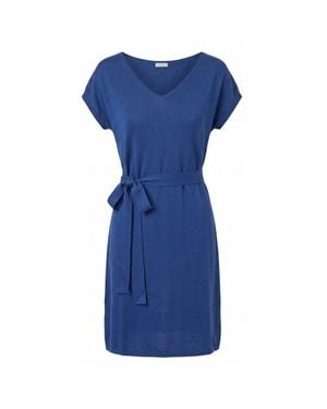 Malo Silk Dress - Blue