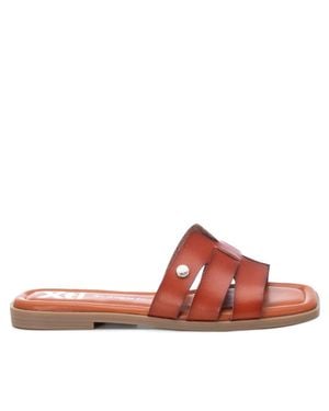 Xti Flat Sandals By - Red