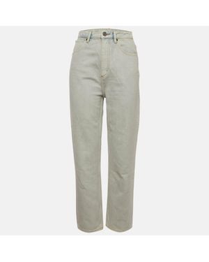 Sandro Snow Wash Denim High Rise Jeans S/Waist - Gray