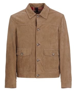 The Jack Leathers Bayonne Suede Leather Jacket - Brown