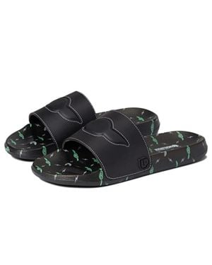 Ground Up Grogu Soccer Etsw7059Zp Sandal Slip On Slide Gal1099 - Black