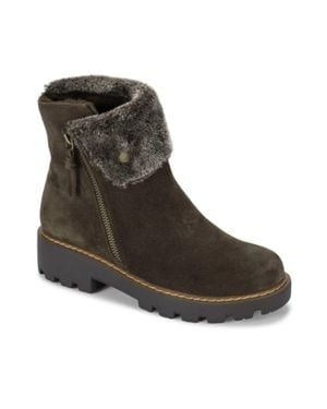 BareTraps Wyoming M Suede Lug Sole Ankle Winter Boots Hawk2039 - Brown