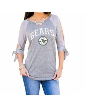 Gameday Couture Baylor College Playing For Keeps Top - Gray
