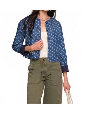 Heartloom Sabrina Crewneck Jacket - Blue