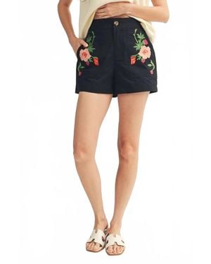 Jodifil Garden Party Pocket Short - Black