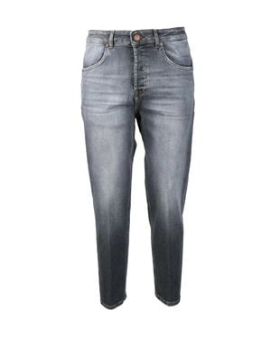 Michael Coal Cotton-Blend Slim Jeans - Gray