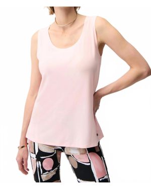Joseph Ribkoff Silky Knit Scoop Neckline Cami - Pink