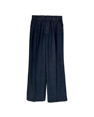Zimmermann Illustration Wide-Leg Jeans - Blue