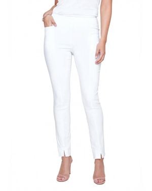 Renuar Slim Fit Ankle Pant - White