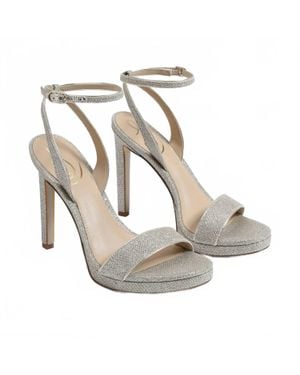 Sam Edelman Jade Ankle Strap Heels - Metallic