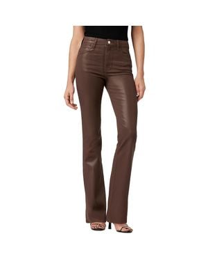 Joe's Jeans Hi Honey High Rise Coated Bootcut Jeans - Brown