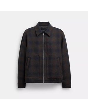 COACH Wool Short Jacket - Black