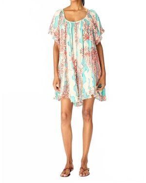 Natalie Martin Marina Mini Dress - White
