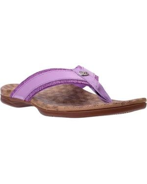 Spenco Cabo Flip Flops Orthotic Support Slip On Sandals Gal993 - Purple