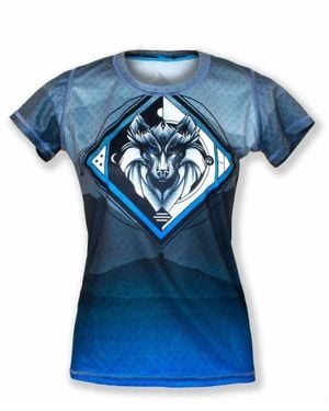 INKnBURN Wolf Tech Shirt - Blue