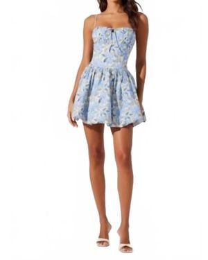 Astr Larissa Mini Dress - Blue