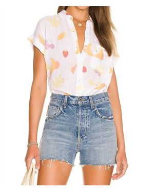 Rails Whitney Print Shirt - Blue