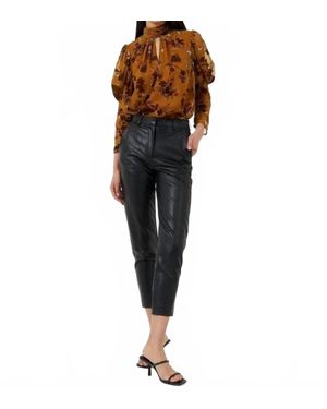 French Connection Crolenda Vegan Leather Pant - Black