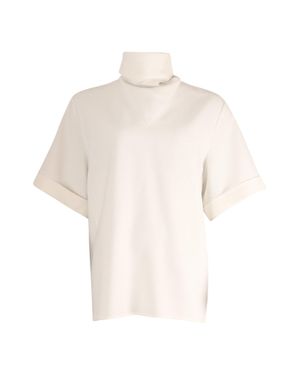 Ellery Hopper Cowl Top - White