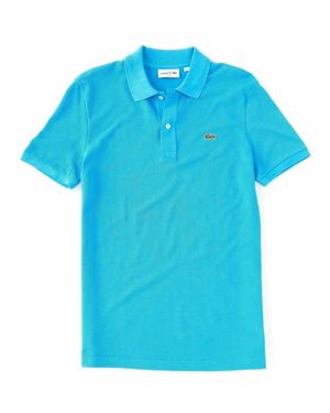 Lacoste Classic Fit Short Sleeve Pique Polo - Blue