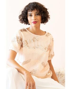 Eva Franco Rosita Top - Natural