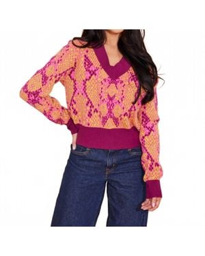Alden Adair Aspen Sweater - Red