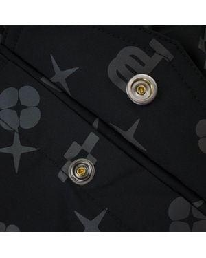 Purple Brand All Round Aop Shorts - Black