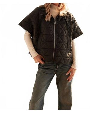 Joh Jamel Quilted Puffer Jacket - Black